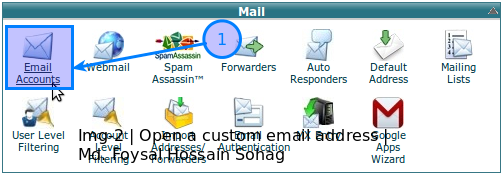 Open a custom email address 2
