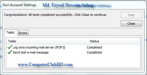 outlook 2010 first time email setup tutorial by Sohag (8)